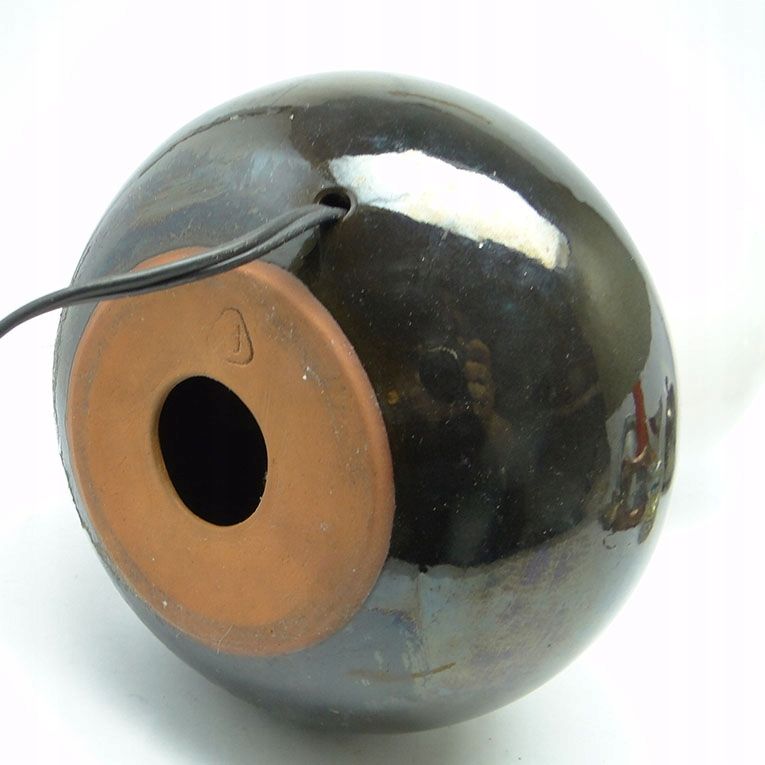 ART DECO Lampa na ceramicznej podstawie