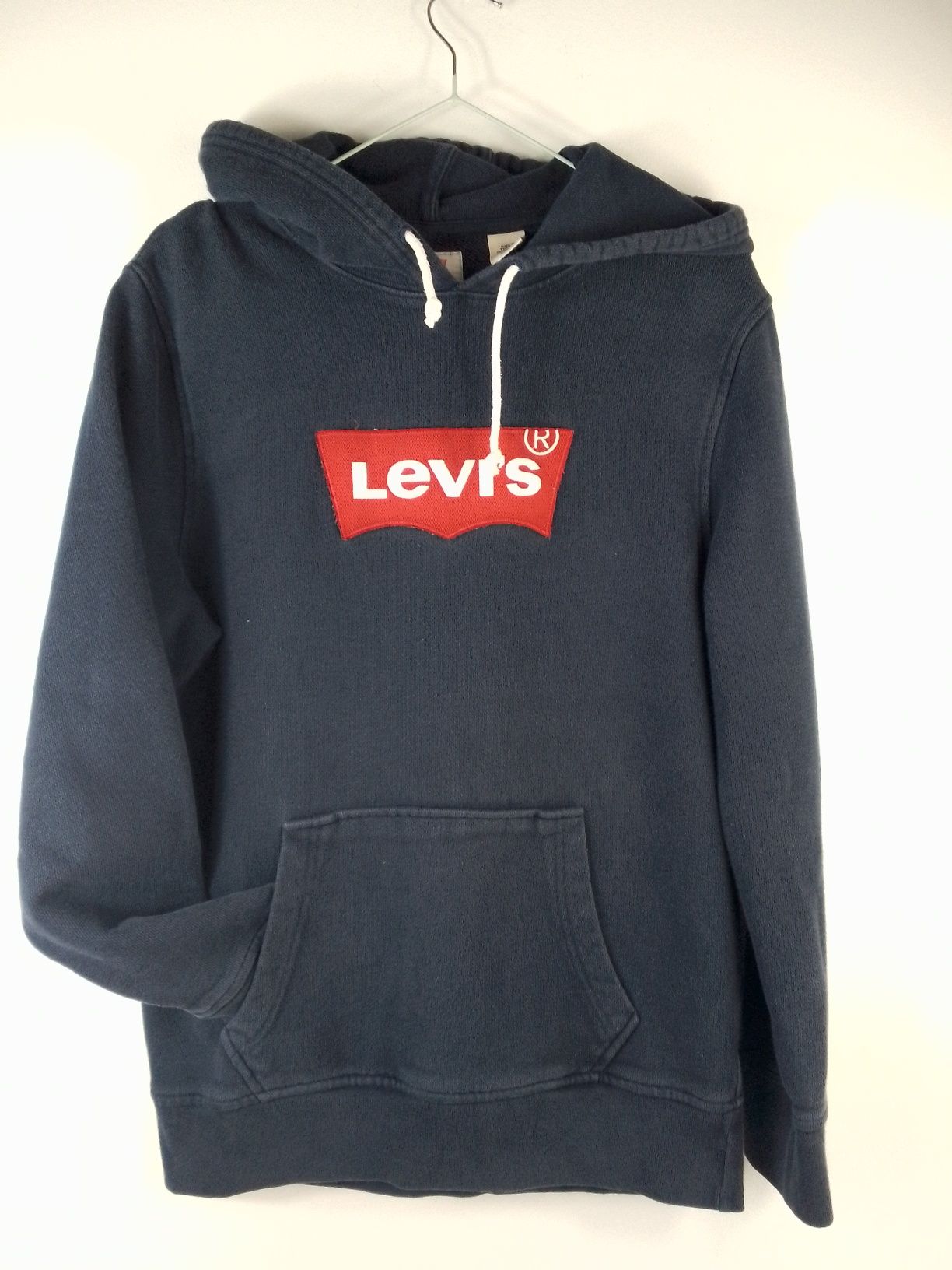 Levi's S granatowa bluza męska z kapturem