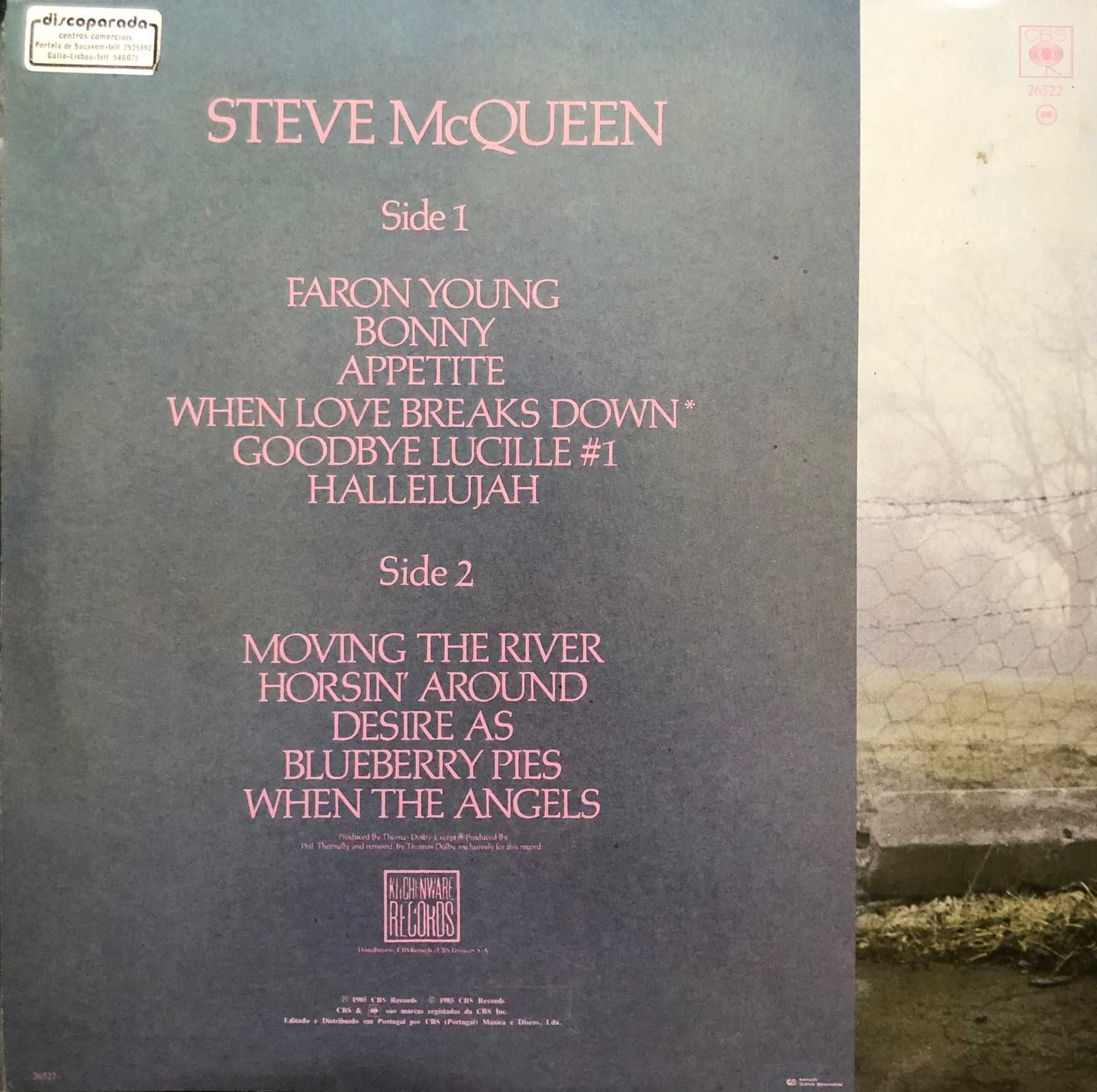 LP Vinyl - Prefab Sprout - Steve McQueen