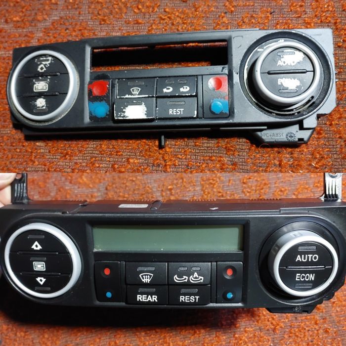 Відновлення, восстановление кнопок климат-контроля volkswagen multivan