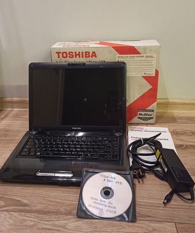 Laptop Toshiba A300 Intel T3400 / 3GB / 320GB HDD / VISTA ORG PUDEŁKO