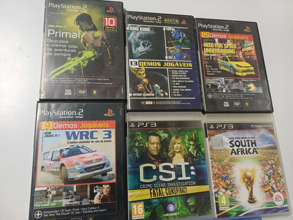 Jogos para PSP2/3/4 8 unidades