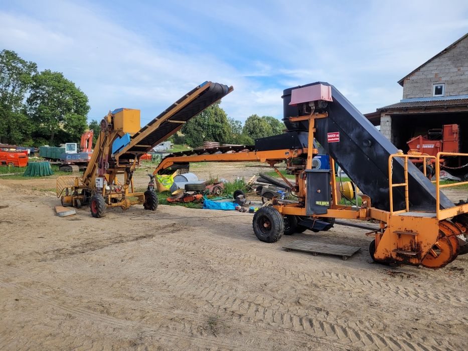 Pryzmownik podbierak pryzm taśmociąg załadunkowy