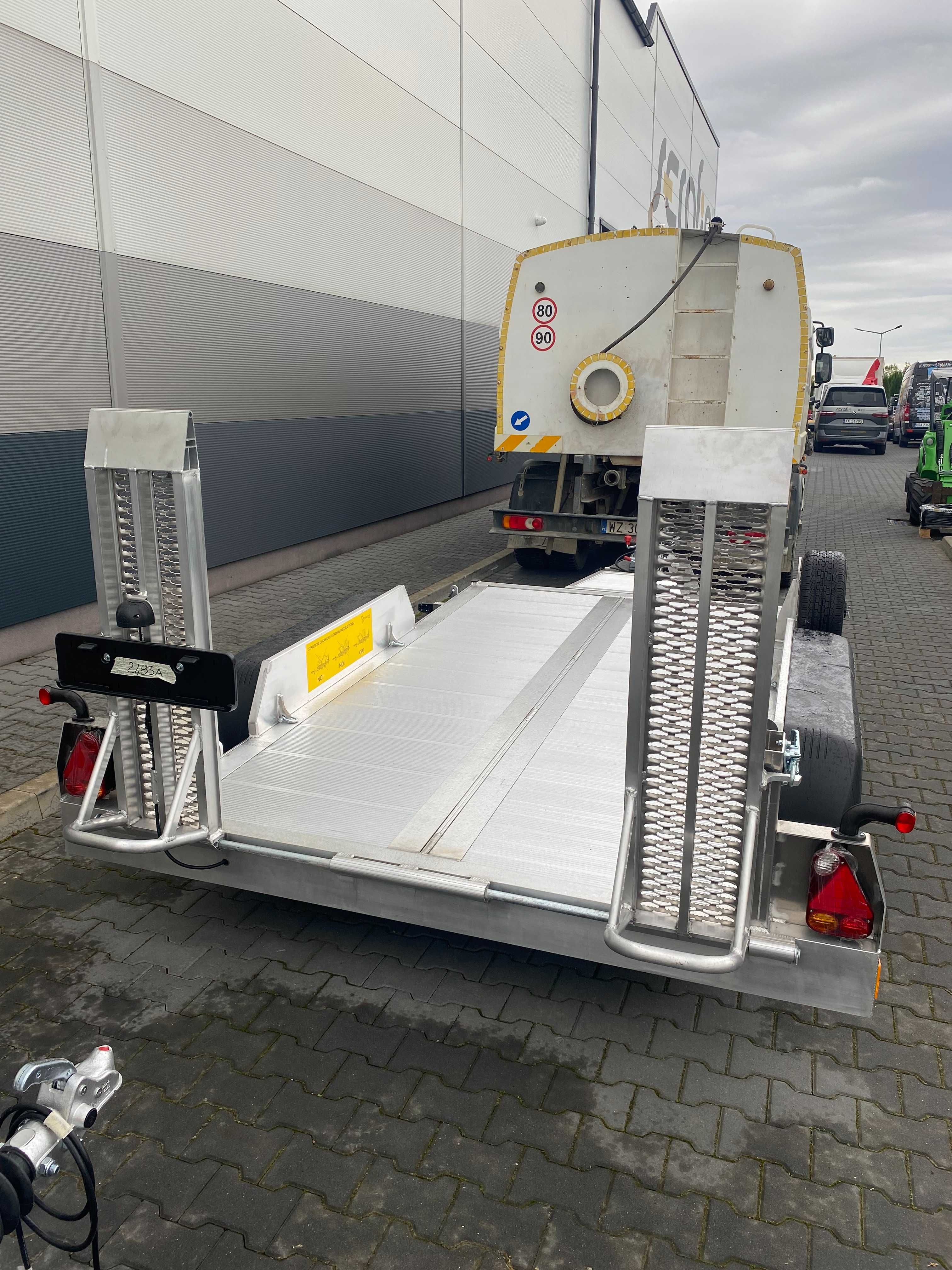 DMC 3,5 t przyczepa transportowa ładowność aż 2940 kg! n aluminiowa