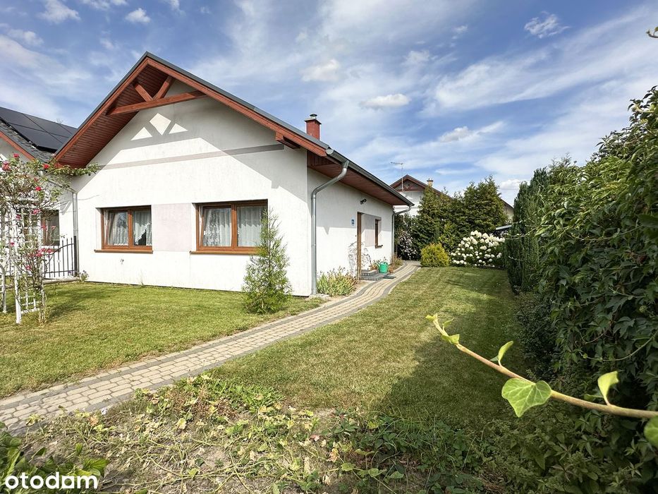 LESZNO | Dom parterowy + działka 300m2 | Ogrodzenie | Gotowy