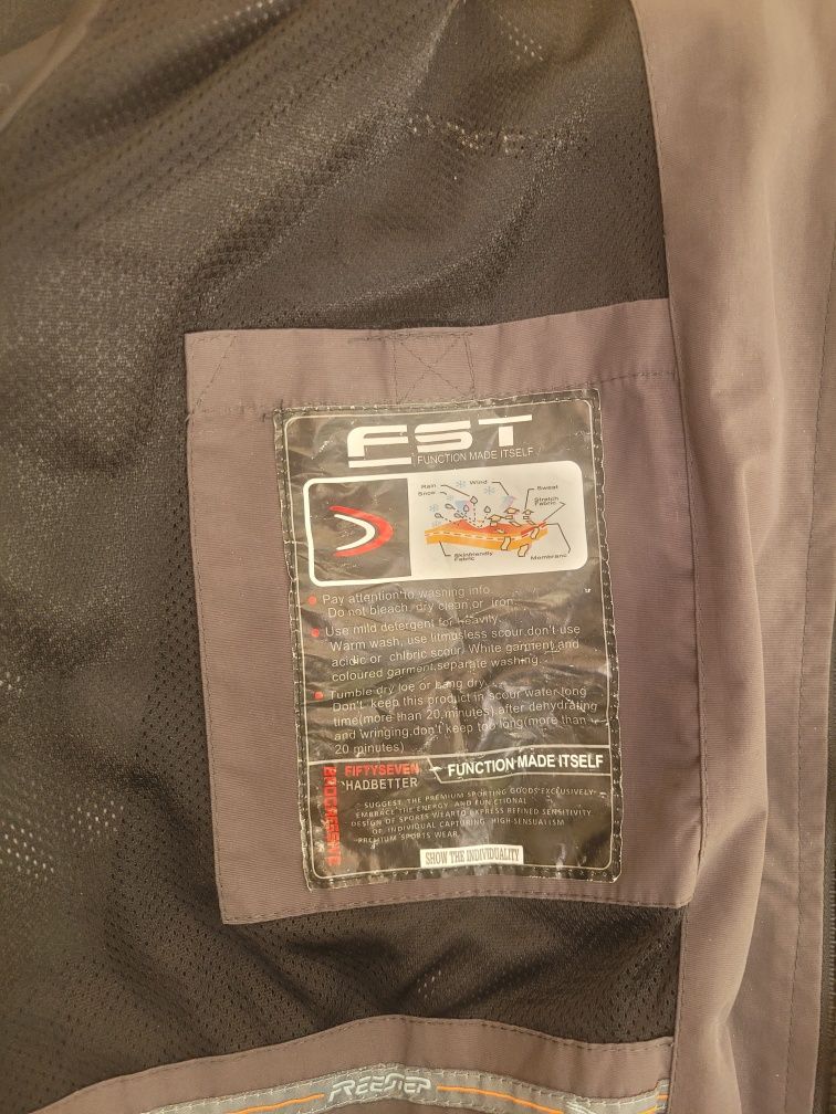 Kurtka FreeStep "xl" szaro-czarna