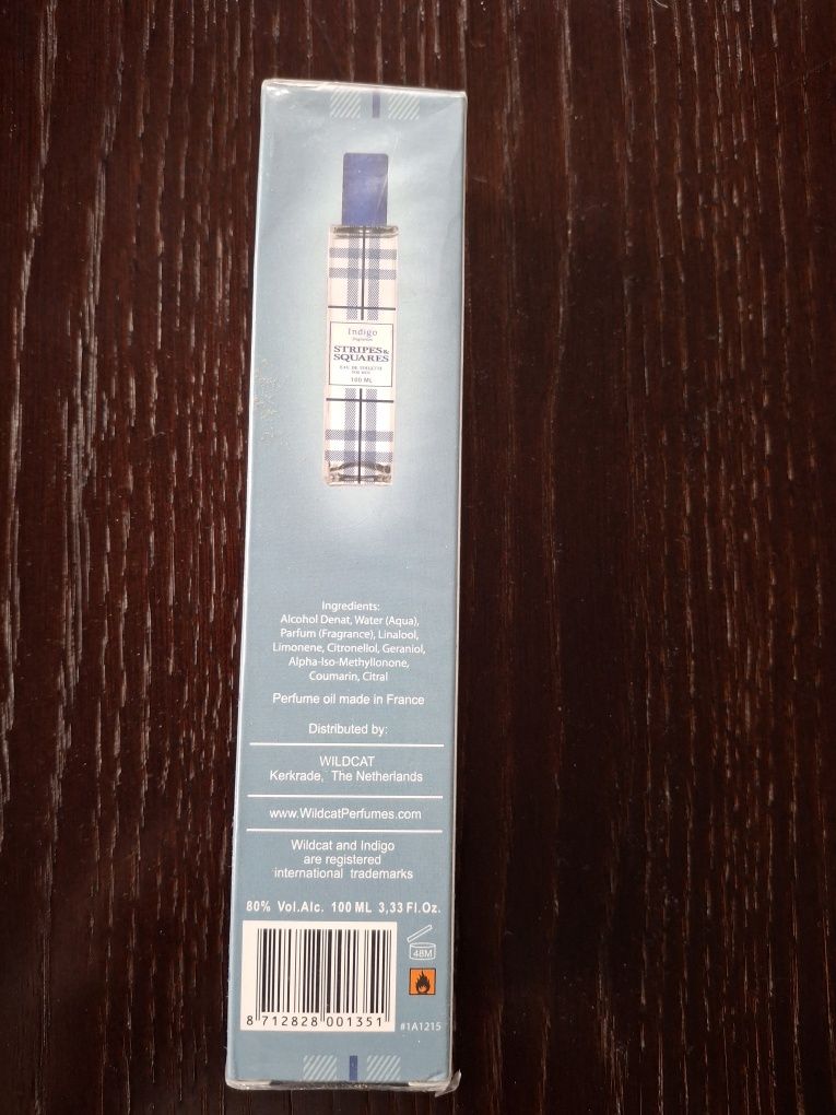 Indigo Sripes&Squares for man Eau de toilette