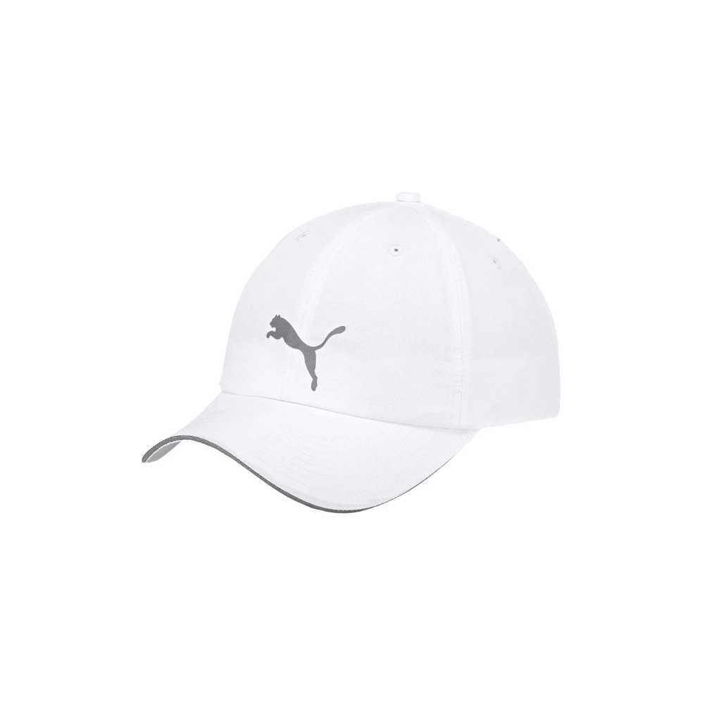 Czapka z daszkiem sportowa biała PUMA Running Cap III