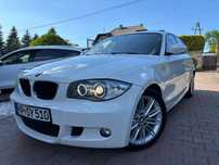 BMW Seria 1 BMW 1 E87 2.0 Benzyna Białe M-pakiet Xenon Led Nawigacja Parktronik