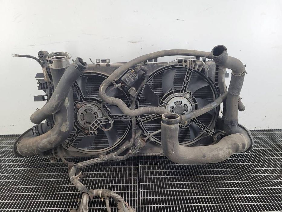 KOMPLET CHŁODNIC WODY KLIMATYZACJI WENTYLATOR OPEL INSIGNIA A 2.0 CDTI
