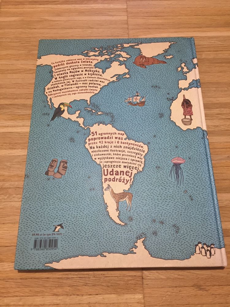 Mizielińscy Mapy - Książka z ilustracjami dla dzieci