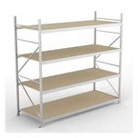 Duży i Solidny regał Meta Mini-Rack 600 kg na półkę. 4 półki
