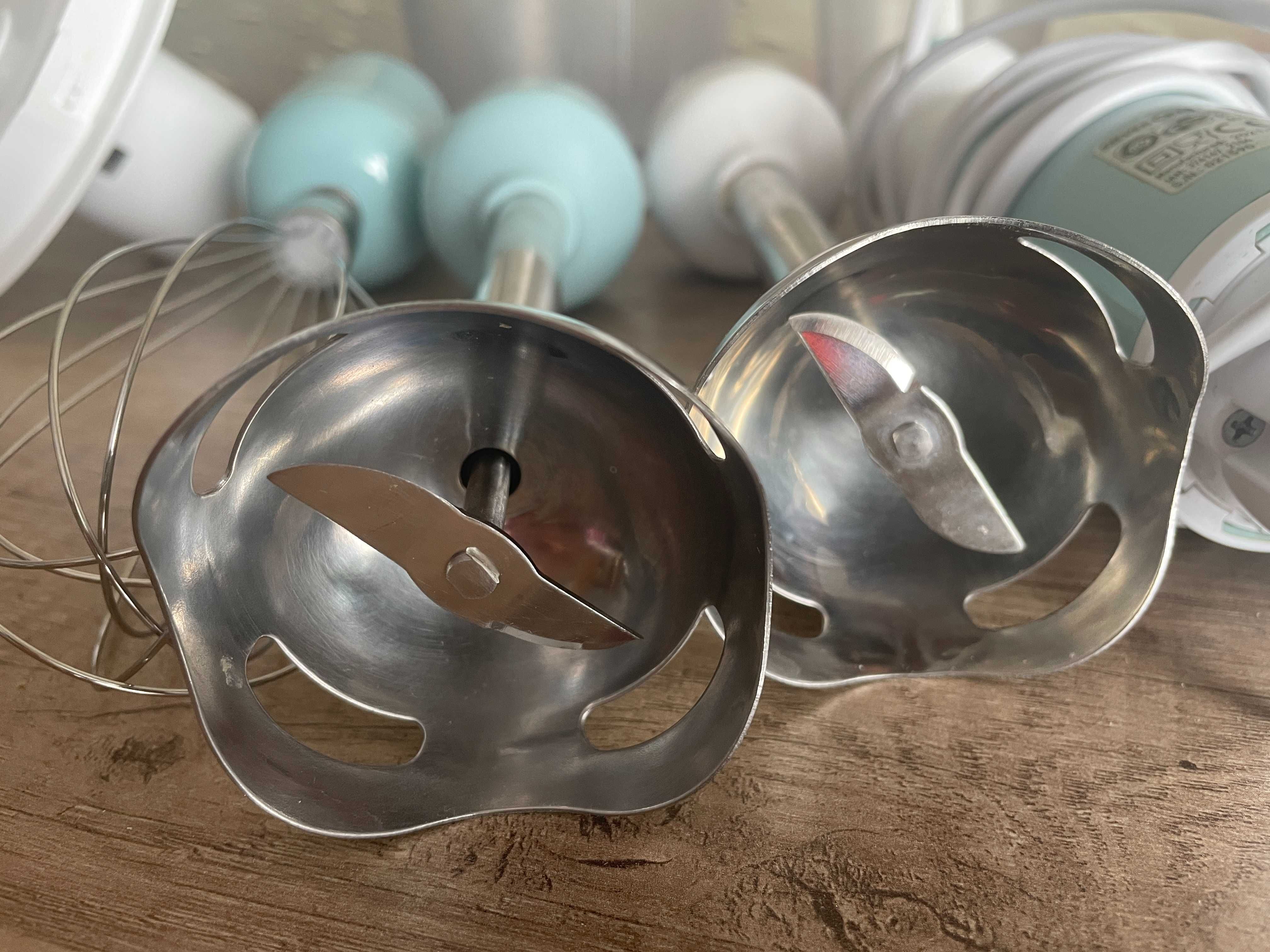 Blender ręczny SilverCrest Lidl - zestaw błękitny