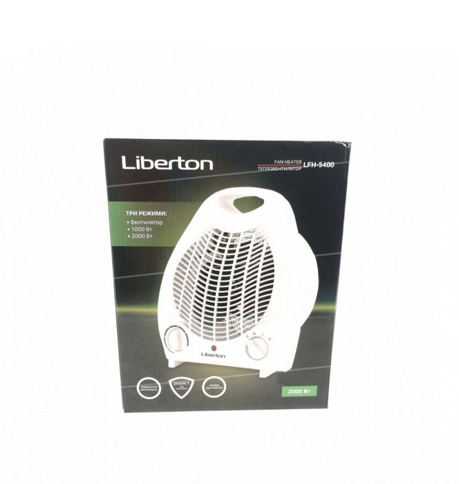 Тепловентилятор спір. LIBERTON LFH-5400 2000ВТ, 220В