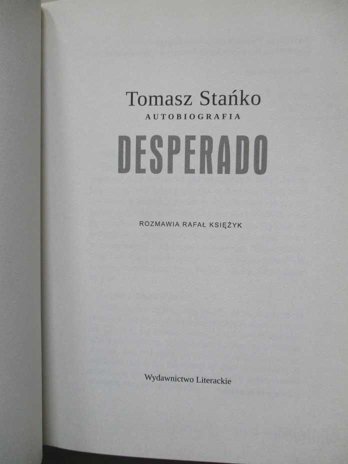 Tomasz Stańko - Autobiografia - Desperado / Księżyk /muzyka/ jazz