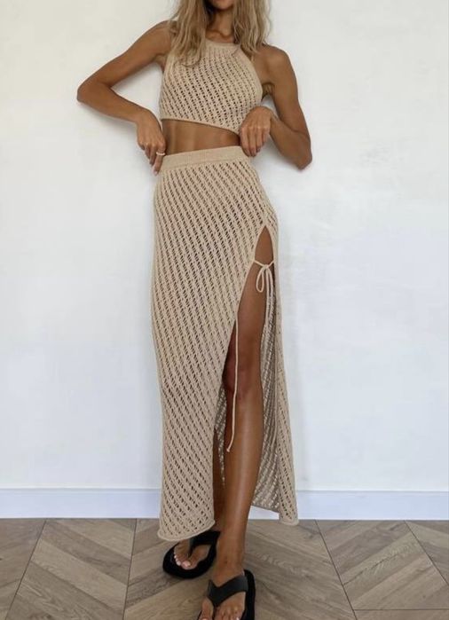 Ажурний пляжний костюм