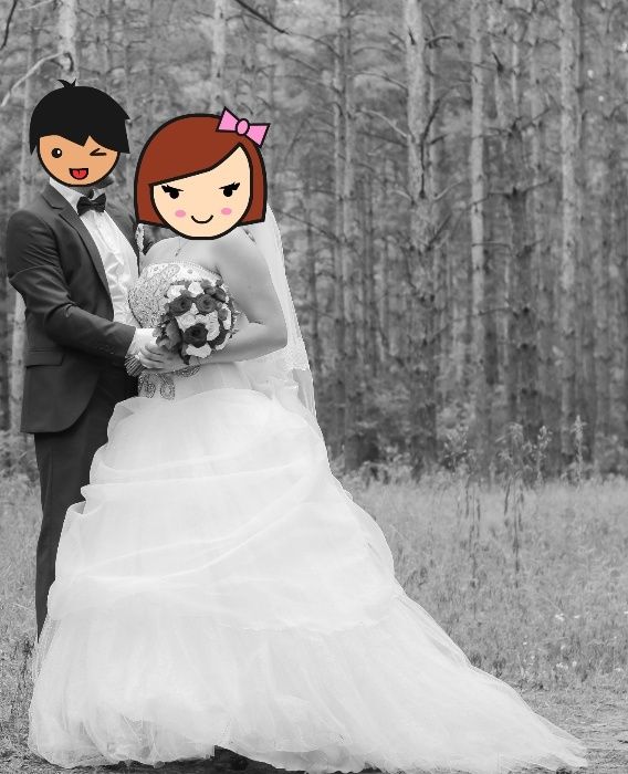 Весільна сукня айворі