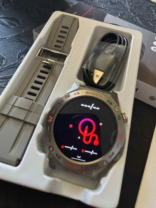 Zegarek Męski Smartwatch HD Silver  Model H60