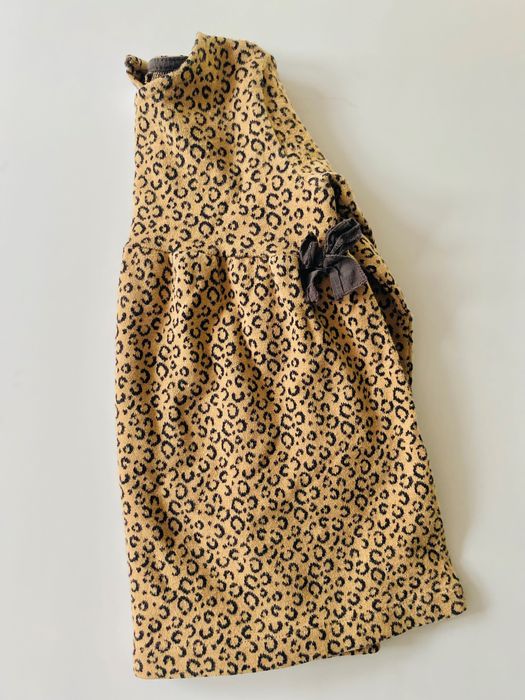 Платье стильное леопардовое Зара размер 86