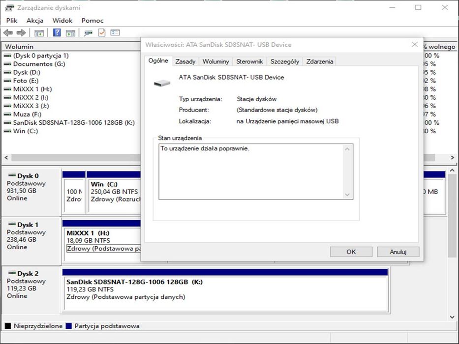 SSD M2 128GB SanDisk