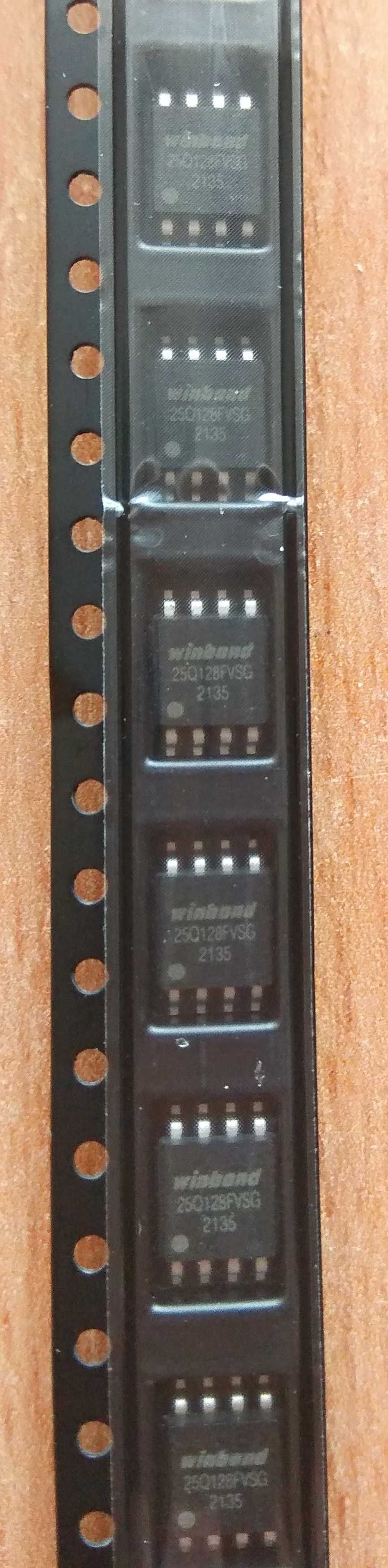 Микросхема Winbond 25Q128, W25Q128FVSG, SOP8, 128Мб, Flash SPI