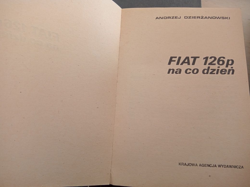 Książki Fiat 126p maluch prl zestaw