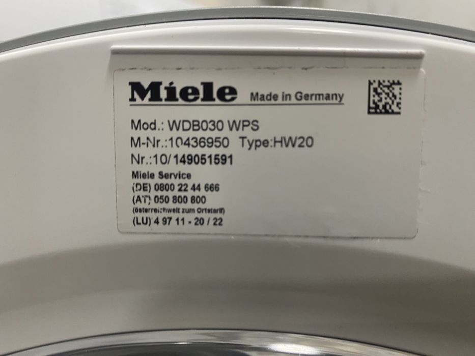 Пральна машина Miele w1