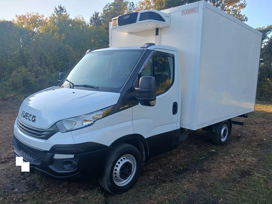 Iveco Daily 35S12 2017r SALON Chłodnia Mroźnia Izoterma Agregat Winda KLIMA Zasilanie 230V  Iveco Daily 35S12 Winda 17r 147 tyś Dhollandia 750k Carrier Pulsor 350