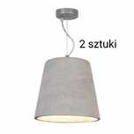 Zuma Line lampa wisząca betonowa E27 2 sztuki