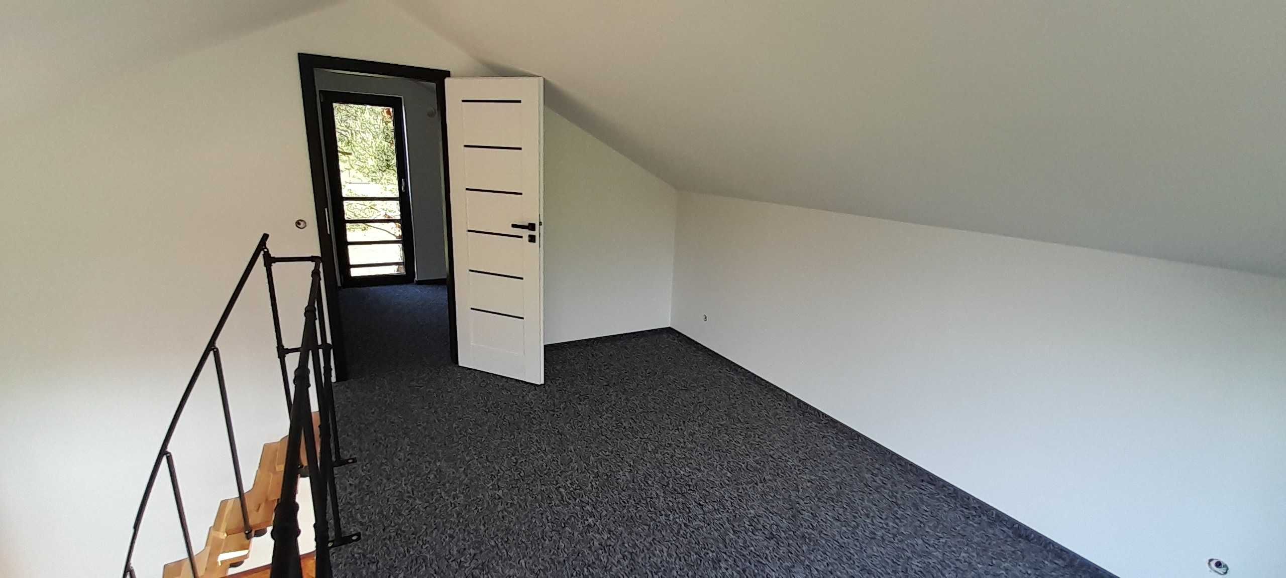 domek caloroczny na zgłoszenie Nowoczesna stodola 60m2 panele  sip-pol