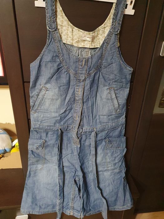 Kombinezon jeansowy 38