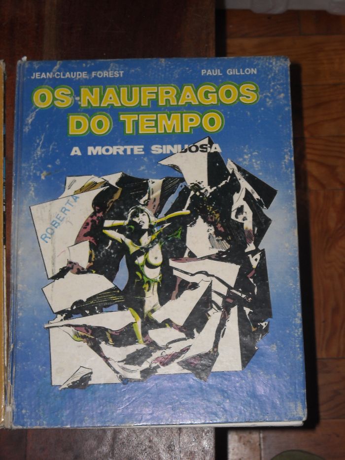 Livros BD Banda desenhada antigos - Naufragos do Tempo