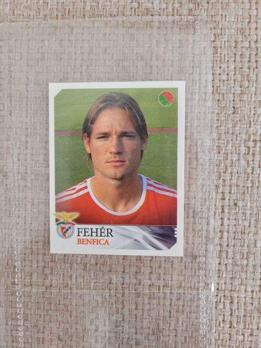 Cromo Raro – Miklós Fehér (Benfica) – Panini Futebol 2003-04