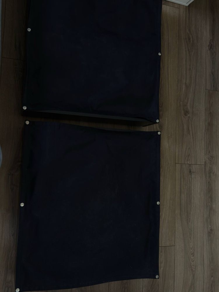 Łóżko leżanka sofa + dwa pudelka czarna metalowa Fyresdal Ikea