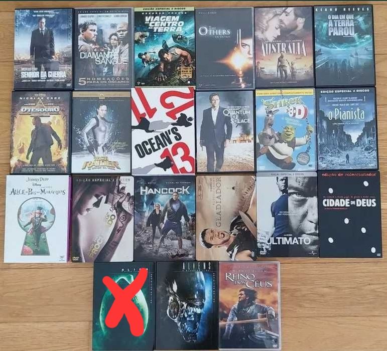 Blurays e DVD vários (Ver lista atualizada)