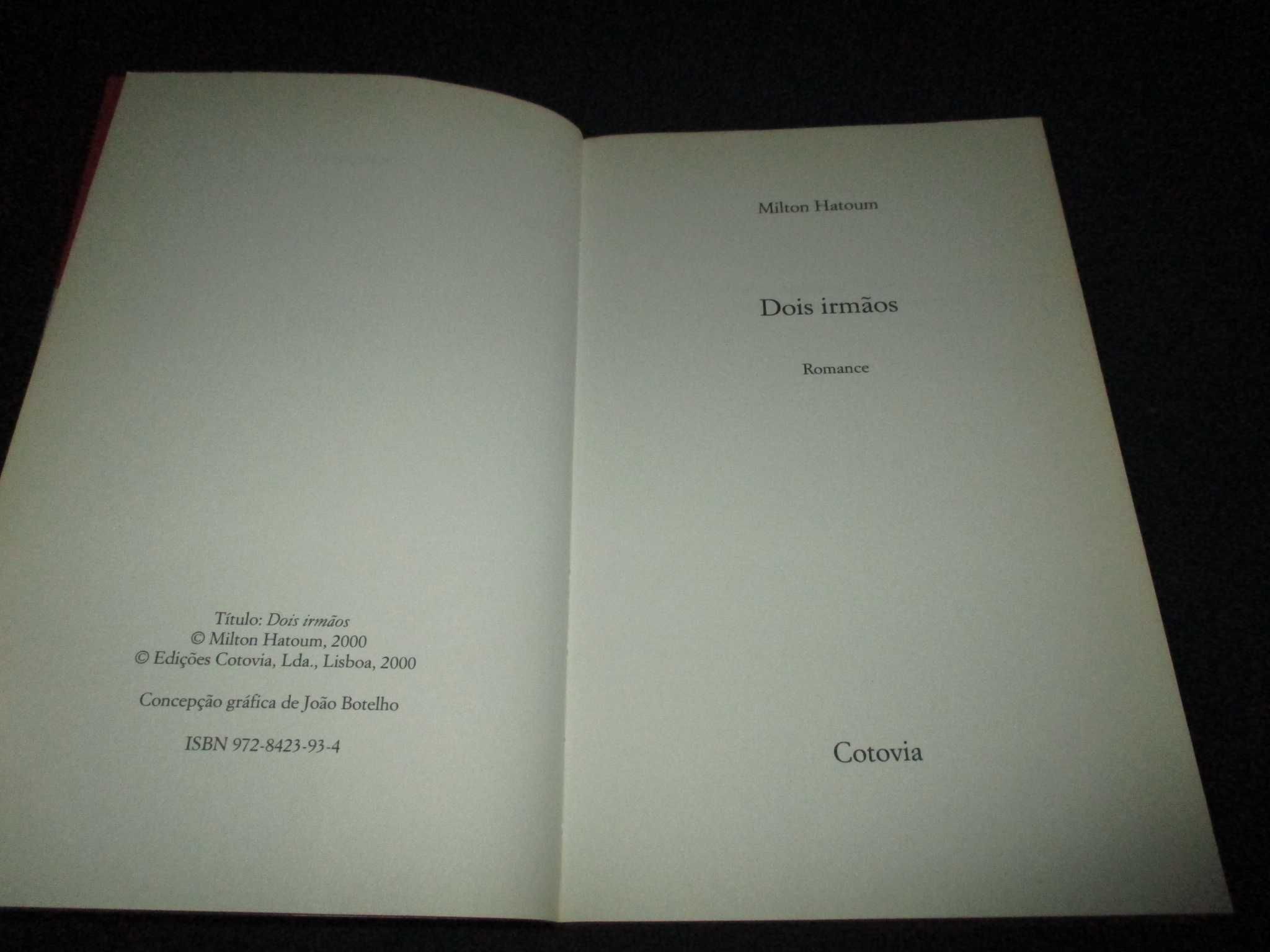 Livro Dois Irmãos Milton Hatoum Cotovia