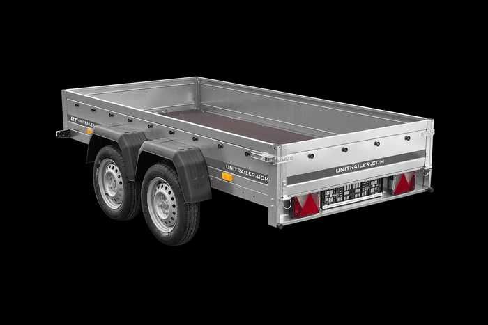 Przyczepka dwuosiowa 264x125 UNITRAILER GARDEN 264/2 KIPP
