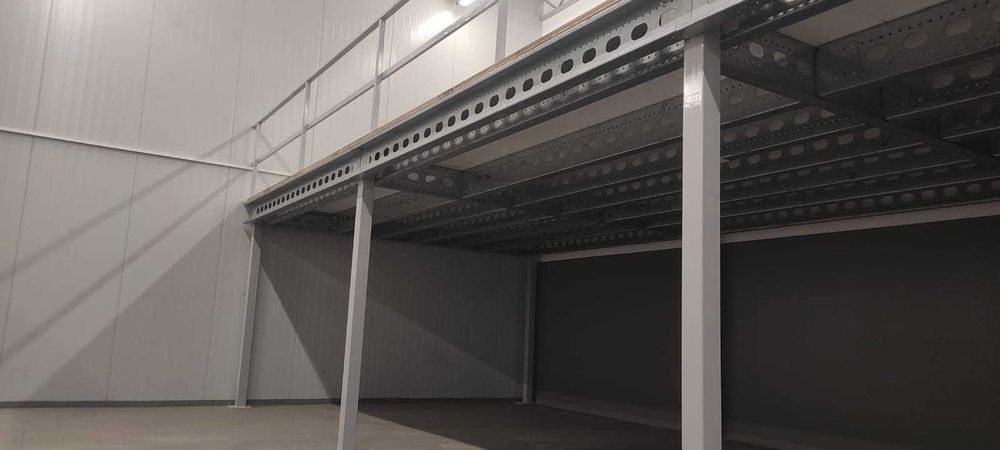 Antresole podesty magazynowe regały piętra 15m x 20m - 500kg/m2