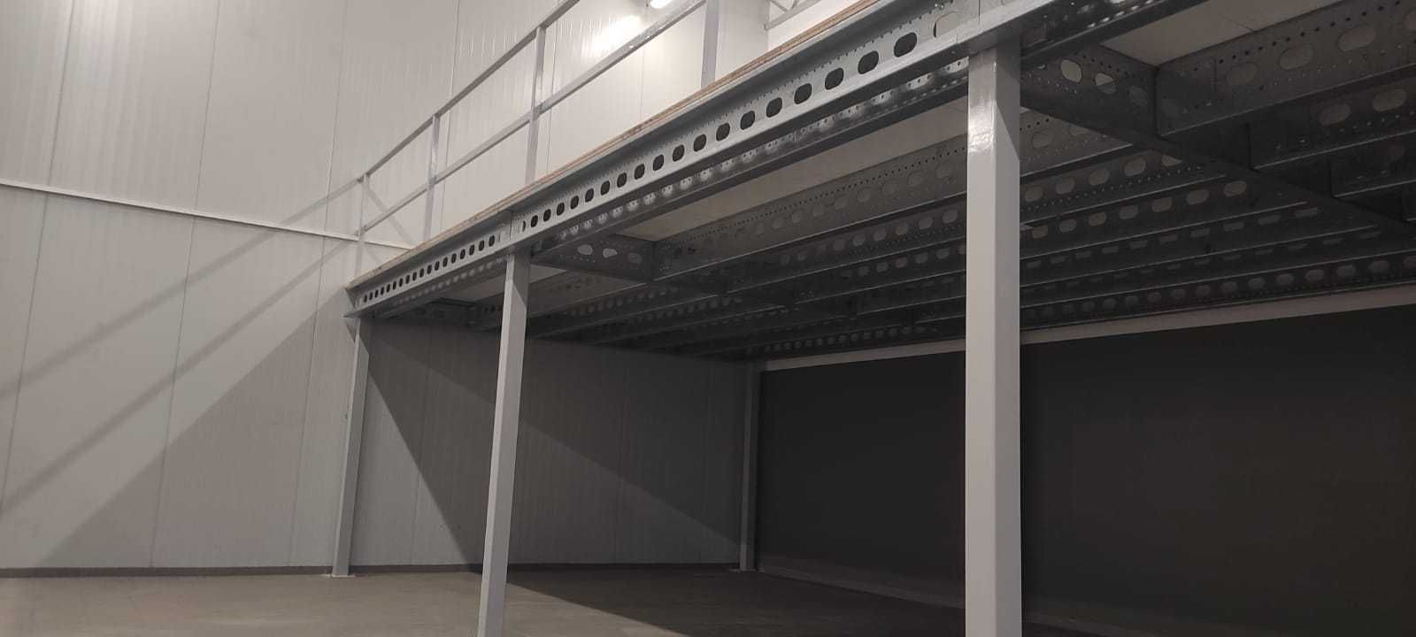 Antresole podesty magazynowe regały piętra 15m x 20m - 500kg/m2