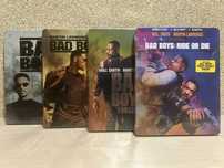 Steelbook 4K Ultra HD Blu-ray Плохие парни 1-4 / Друзья Оушена 1-4