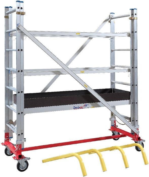 Rusztowania aluminiowe jezdne Drabex Rj 220 Wysyłka Gratis !! H 4,26 m