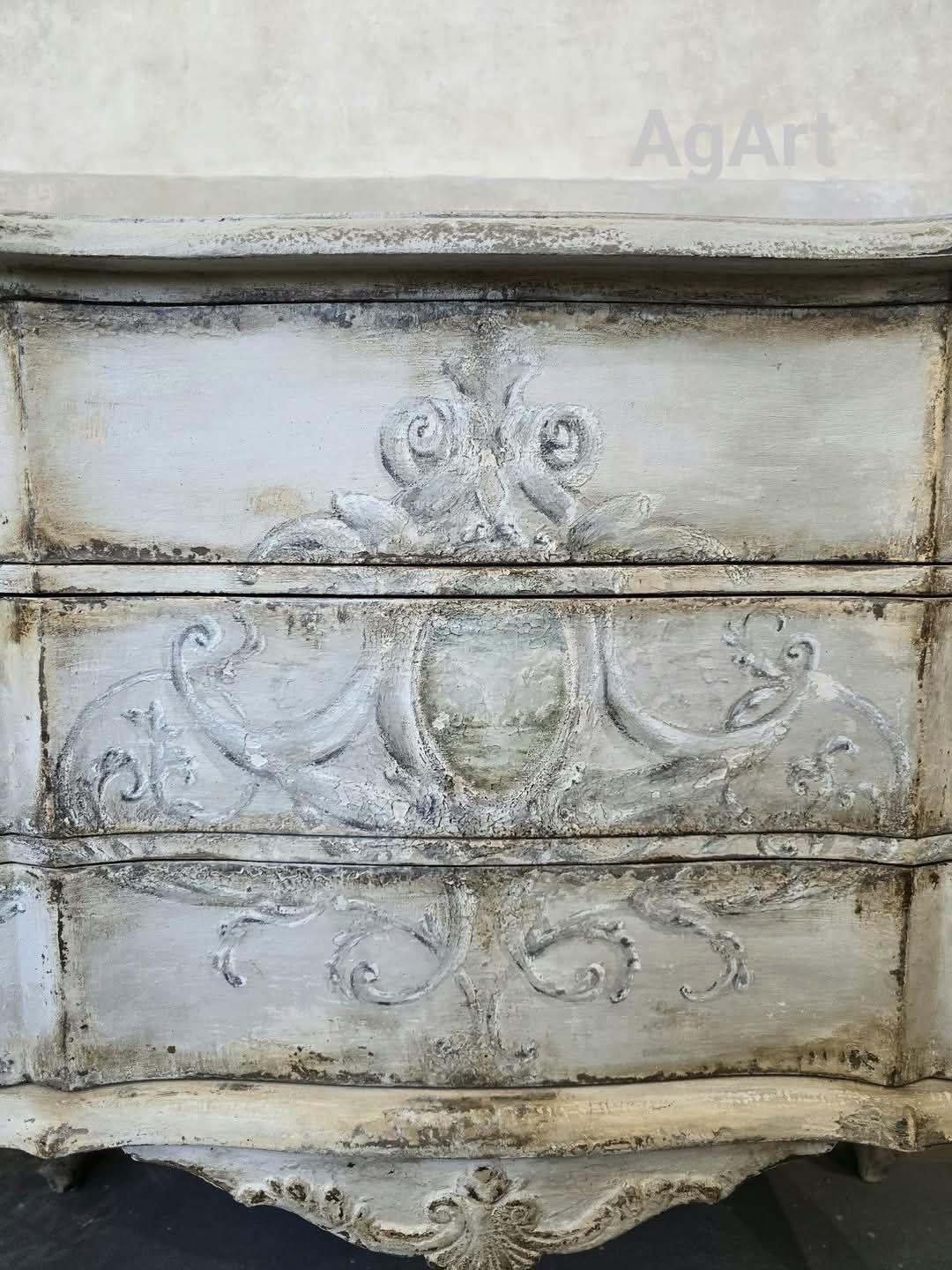 Stylizowana komoda, vimtage, drocante shabby chic