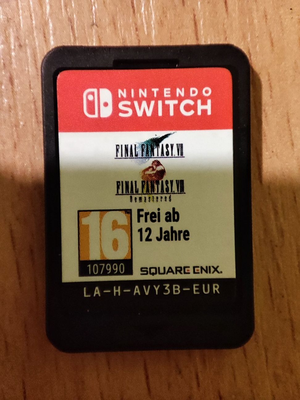 Final fantasy VII VIIІ картридж