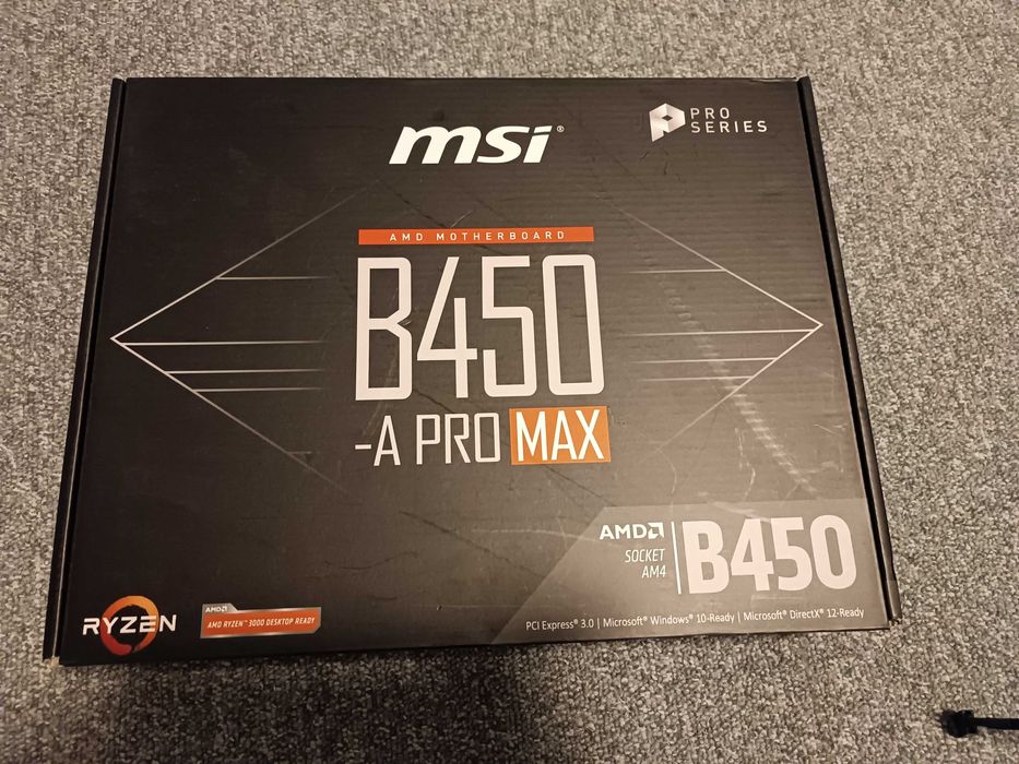 MSI B450-A pro max [rezerwacja]
