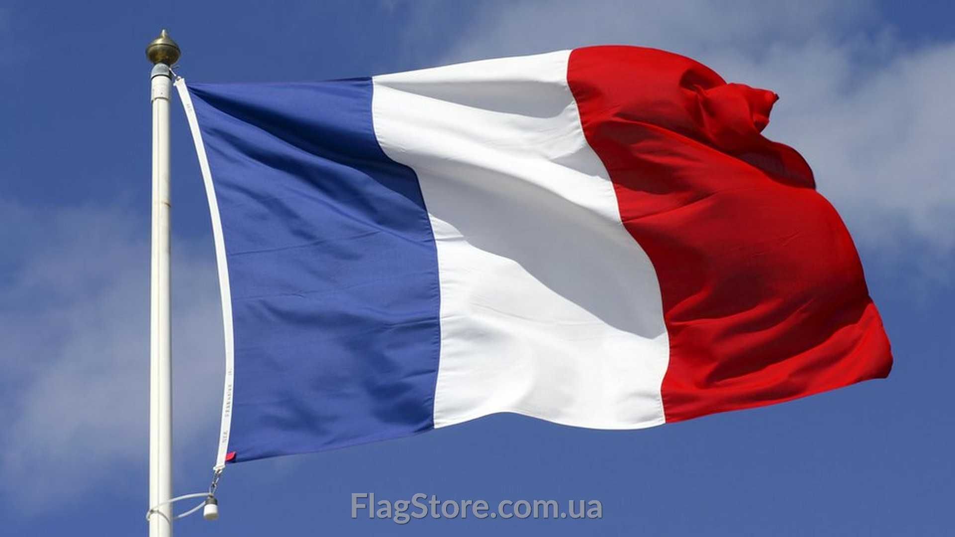 Французский флаг Франции 90х60/150х90см, прапор Франції Flag of France