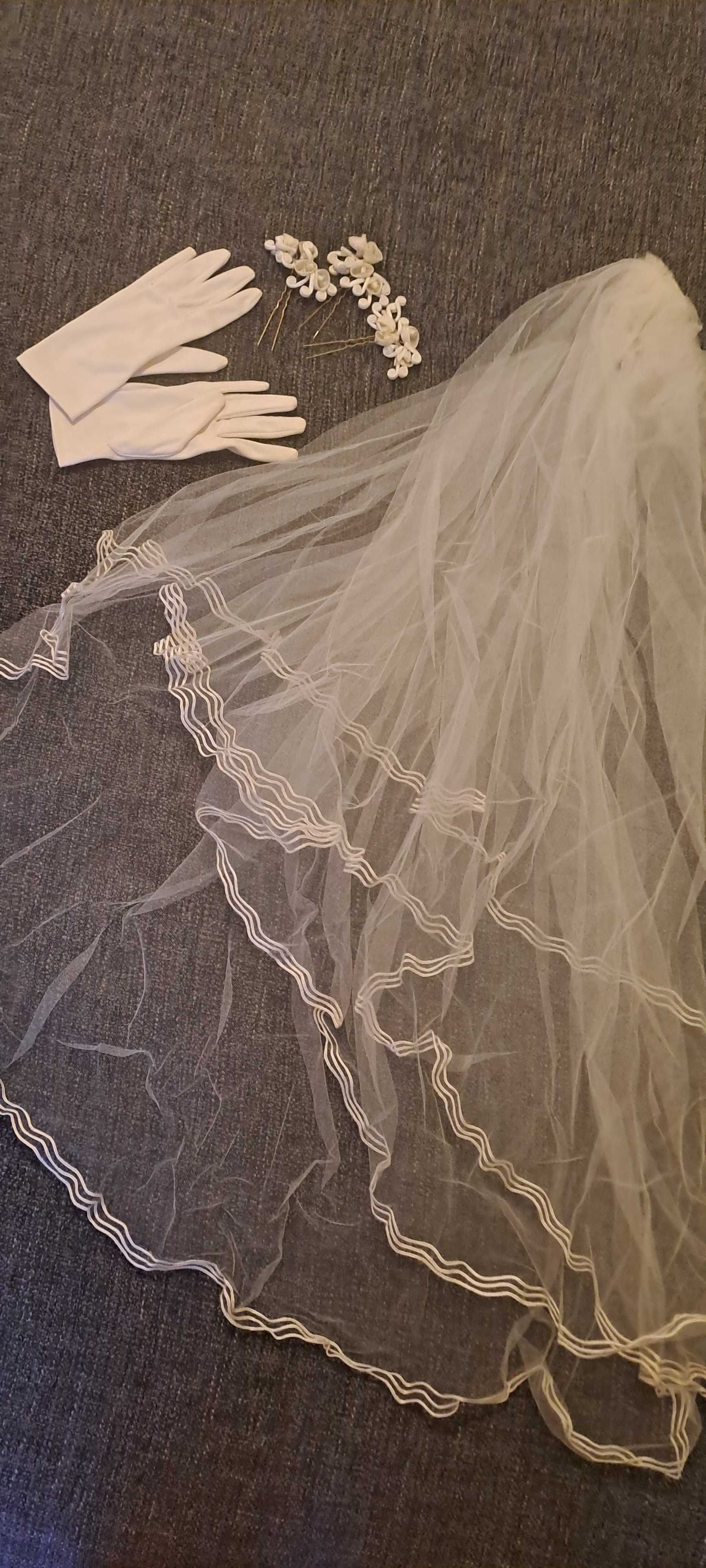 Vestido noiva La Sposa branco/nude S
