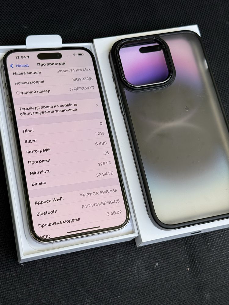 Iphone 14 pro max 128gb фізична сімка
