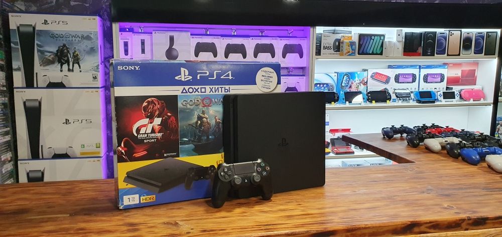 PS4 Sony Playstation 4 slim 1Tb 1000gb б/у