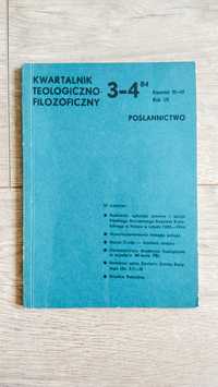 Kwartalnik teologiczno-filozoficzny / Posłannictwo / 3-4 / rok 1984