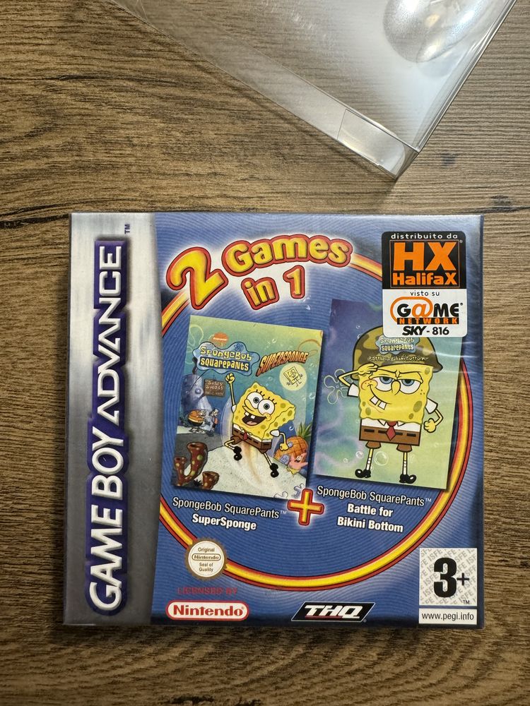 Nowe Gry SpongeBob na Game Boy Advance